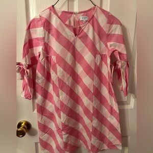 CROWN&IVY girls dress SZ 10 pink/white check!New with tags!